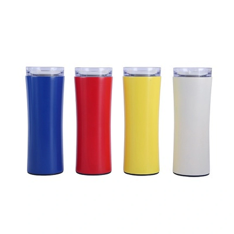 450 ML double wall stainless steel vacuum thermal mug with 360 degree push button lid